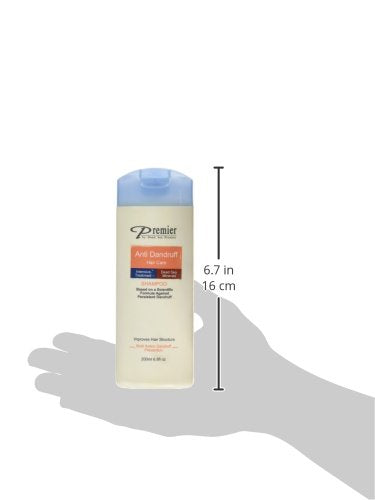 Premier Dead Sea Anti-Dandruff Shampoo Intensive Treatment enriched with Dead Sea Minerals Based on Scientific Concept Against Persistent Dandruff 6.8 Fl. oz