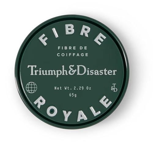 TRIUMPH & DISASTER Fibre Royale Hair Wax – Strong Hold Pomade for Thick Hair, Natural Finish Styling for Men & Women, 25g