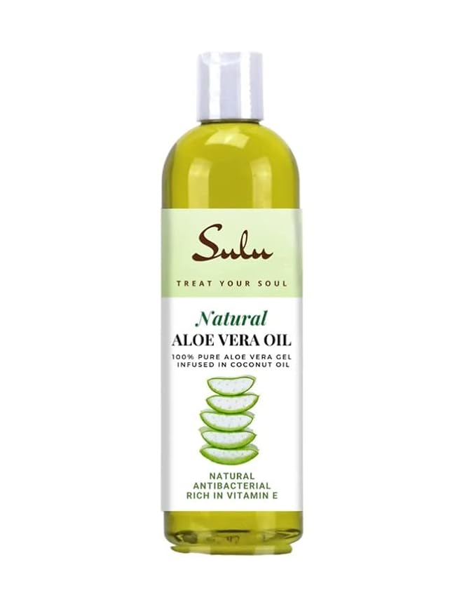SULU ORGANICS Pure Cold Pressed Unrefined Natural Aloe Vera Oil (64 oz)