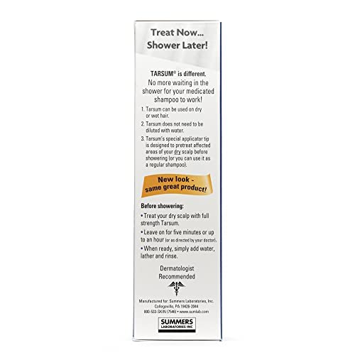 Extra Strength Psoriasis Shampoo - Coal Tar Shampoo and Conditioner for Scalp Psoriasis, Seborrheic Dermatitis, Severe Dandruff, & Eczema - Exfoliating Relief for Flaky, & Itchy Scalp (4 oz)