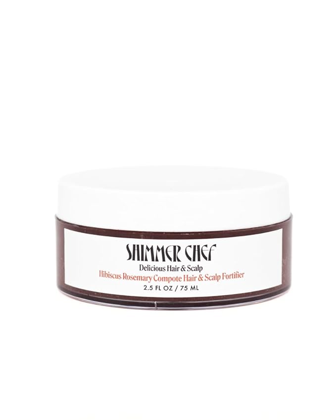Hibiscus Rosemary Compote Hair & Scalp Fortifier | Superfood Infused Formula | Conditions, Strengthens, Promotes Growth | Balances Scalp Microbiome for Healthy Hair & Scalp