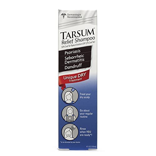 Extra Strength Psoriasis Shampoo - Coal Tar Shampoo and Conditioner for Scalp Psoriasis, Seborrheic Dermatitis, Severe Dandruff, & Eczema - Exfoliating Relief for Flaky, & Itchy Scalp (4 oz)
