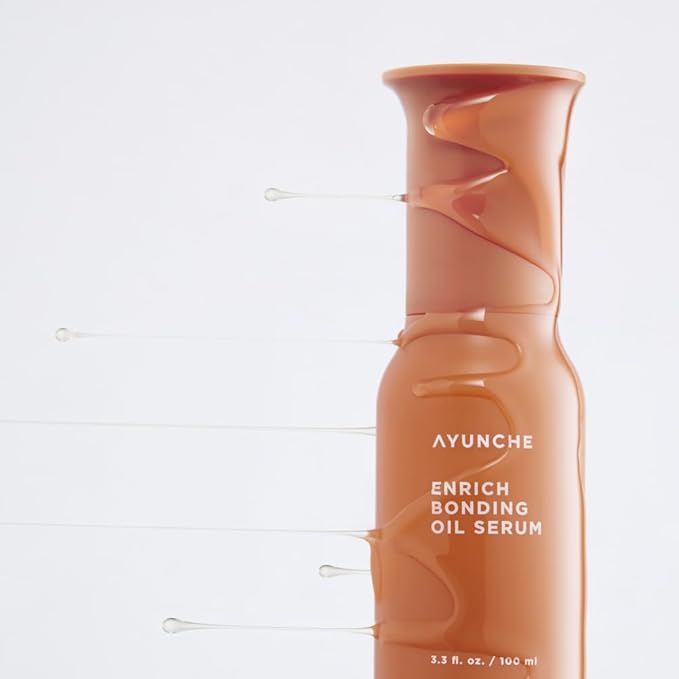 Enrich Bonding Oil 3.3 fl oz – Helps Repair Bonds, 455°F Heat Protection, Anti-Frizz, Split-End Care & Shine Treatment for Dry, Frizzy & Damaged Hair