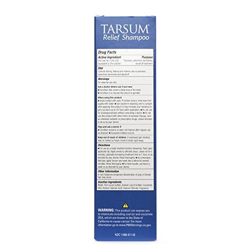 Extra Strength Psoriasis Shampoo - Coal Tar Shampoo and Conditioner for Scalp Psoriasis, Seborrheic Dermatitis, Severe Dandruff, & Eczema - Exfoliating Relief for Flaky, & Itchy Scalp (4 oz)