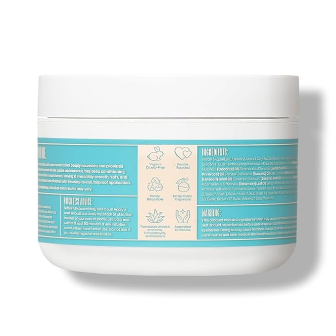 Overtone Color Depositing Semi-Permanent Hair Dye Conditioner - 8 oz For Natural & Color-Treated Hair, Moisturizing Shea Butter & Coconut Oil - Vegan & Cruelty-Free, Extreme Teal