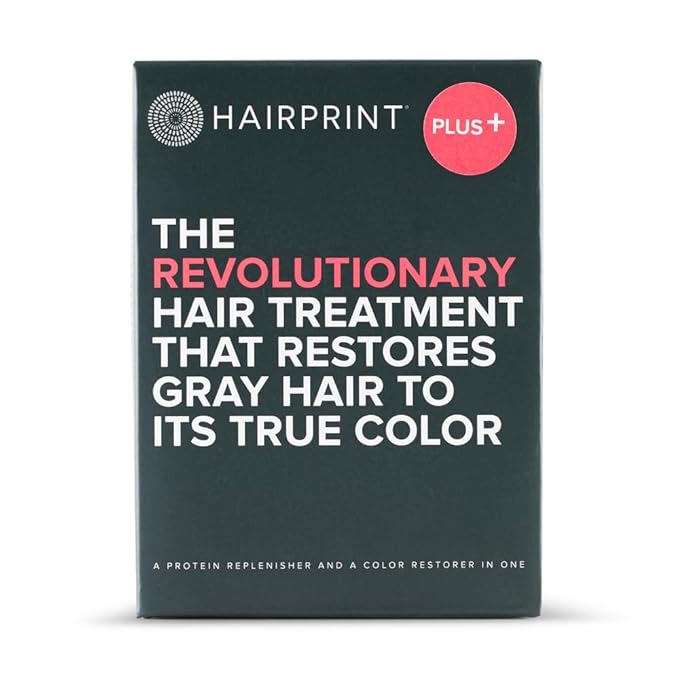 Hairprint True Color Restorer Plus in Brown | Enhanced Gray Coverage with Extra Restore Application | Dye-Free and Non-Toxic | Replenishes Natural Pigment | Patented Technology by Dr. John Warner