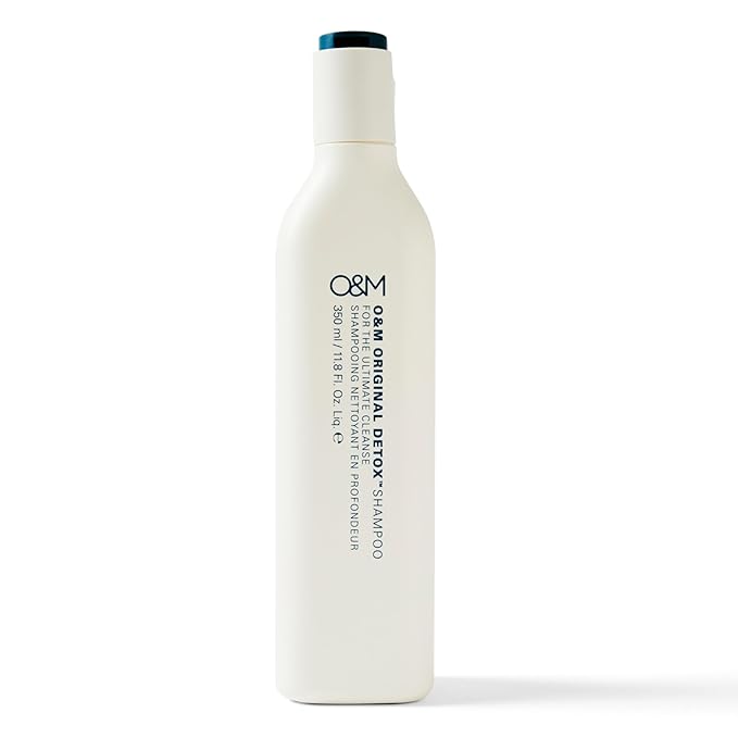 O&M Original Detox Vegan Vitamin C Shampoo, Cucumber, Peppermint Oil, Fresh Healthy Hair, Safe Daily Beauty Care, Dry Scalp Dandruff Shampoo for Women/Men, Paraben/Sulfate Free, Australian Made, 350ml