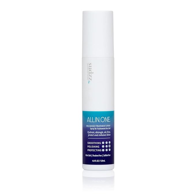 SUDZZFX ALL IN ONE Powerful Leave-in Hair Detangler - Creates Shine - Heat Protection - Smoothes Frizzy Hair - Color Safe - Sulfate Free