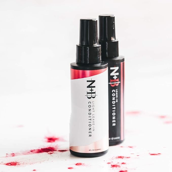 N+B Light Leave-In Conditioner & Detangler Spray | Curly, Straight, All Hair Types | Weightless No-Residue Moisturizer Repairs Dry Damaged Frizzy Hair | Sulfate & Paraben Free