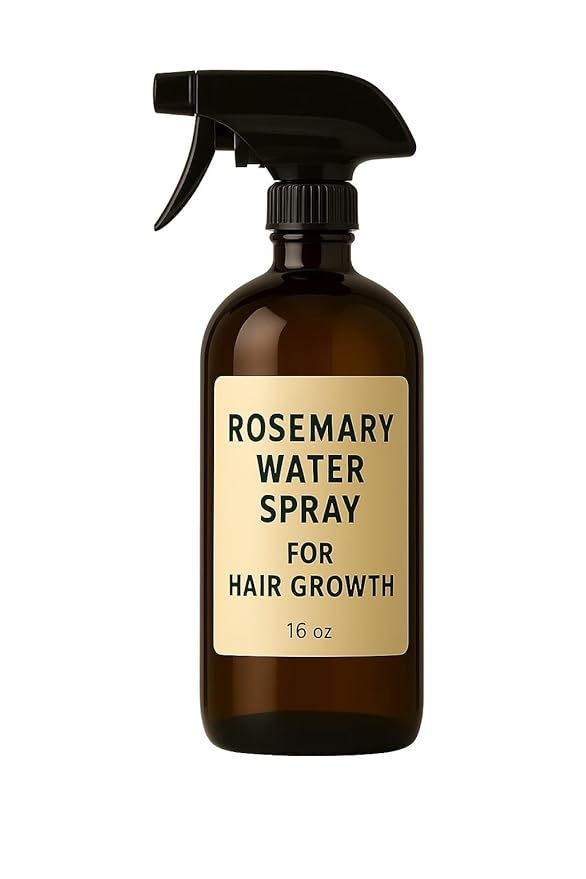 Rosemary Water Spray for Hair Growth, Rosemary Hair Growth Scalp Spray with Tea Tree Oil & Sea Salt Treatment for Hair Loss, Strengthens Hair, Promotes Hair, 16 fl. Oz