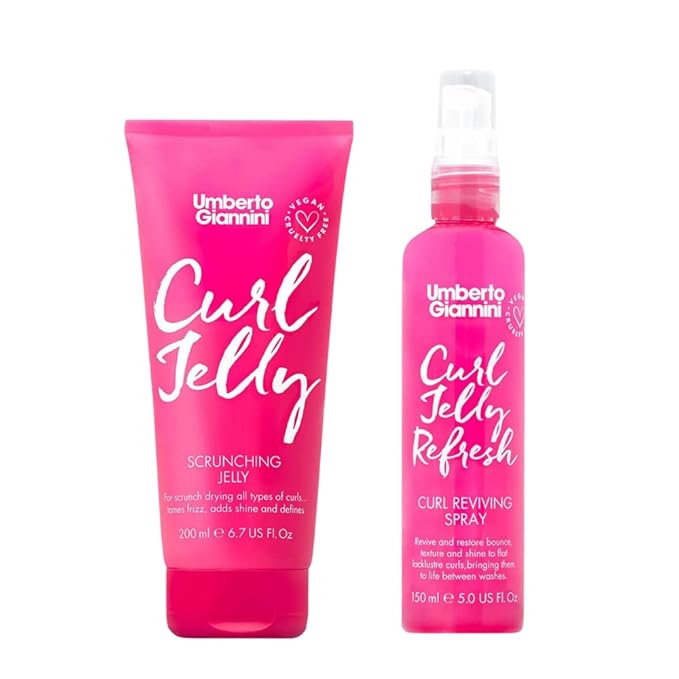 Umberto Giannini Curl Jelly - Vegan, Frizz Control Hair Styling Agent for Curly or Wavy Hair