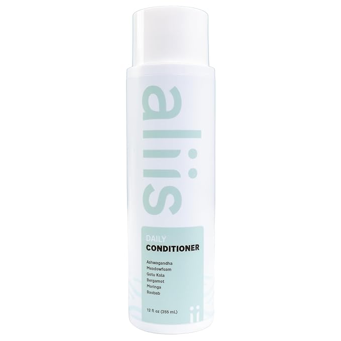 ALIIS Daily Conditioner – Lightweight, Moisturizing Conditioner for All Hair Types | Detangles, Softens & Protects Without Build-Up | Color-Safe, Sulfate-Free, Vegan | 12 oz