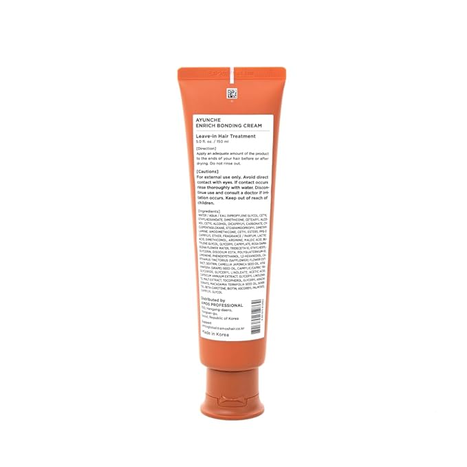 Enrich Bonding Leave-In Cream 5.0 fl oz – Bond Repair, 392°F Heat Protection, Anti-Frizz & Hydrating Treatment for Fine, Dry & Damaged Hair