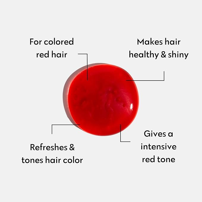 FOUR REASONS Hair Color Shampoo (8 Colors) - Sulfate Free Red Hair Toner - Color Depositing Shampoo for Color Treated Hair, Vegan, 8.45 Fl Oz (Red)