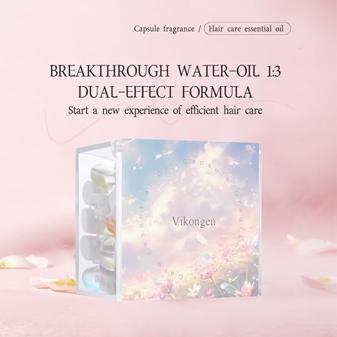 25Pcs Hair Perfume Oil, Light & Natural Hair Perfume, 2 in 1 Hair Treatment Oil & Hair Perfume, Avocado & Camellia Nourishment for Frizzy, Hair Oil for Women, Smoothing and Moisturizing