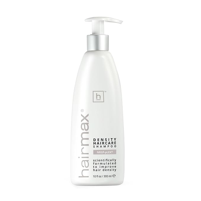 Hairmax Density Shampoo for Thinning Hair Cleanses and Exfoliates For Men & Women 10 fl oz /300 ml