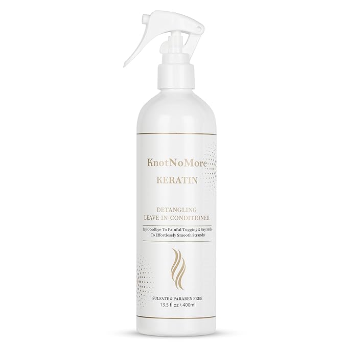 Daily Leave-in Detangler & Moisturizer for Dry, Tangle-Prone, Matted, Frizzy Hair | Adds Shine & Heat Protection with Vitamin B5 | Suitable for All Hair Types, Sulfate & Silicone-Free.