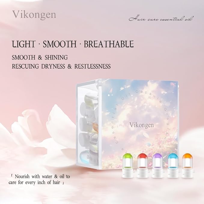 25Pcs Hair Perfume Oil, Light & Natural Hair Perfume, 2 in 1 Hair Treatment Oil & Hair Perfume, Avocado & Camellia Nourishment for Frizzy, Hair Oil for Women, Smoothing and Moisturizing