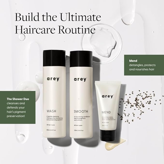 Arey Mend Heat Protectant Leave-In Conditioner | Detangles, Rehydrates, Strengthens and Protects Hair up to 450°F | Vegan, Cruelty-Free & Gluten-Free (2 Fl Oz)