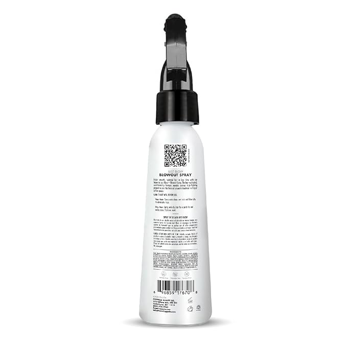 PETER COPPOLA Just Blow - Heat Protectant Spray for Blow-Drying, Anti-Frizz, Smoothing and Straightening All Hair Types - Conditions and Adds Shine - 6 oz