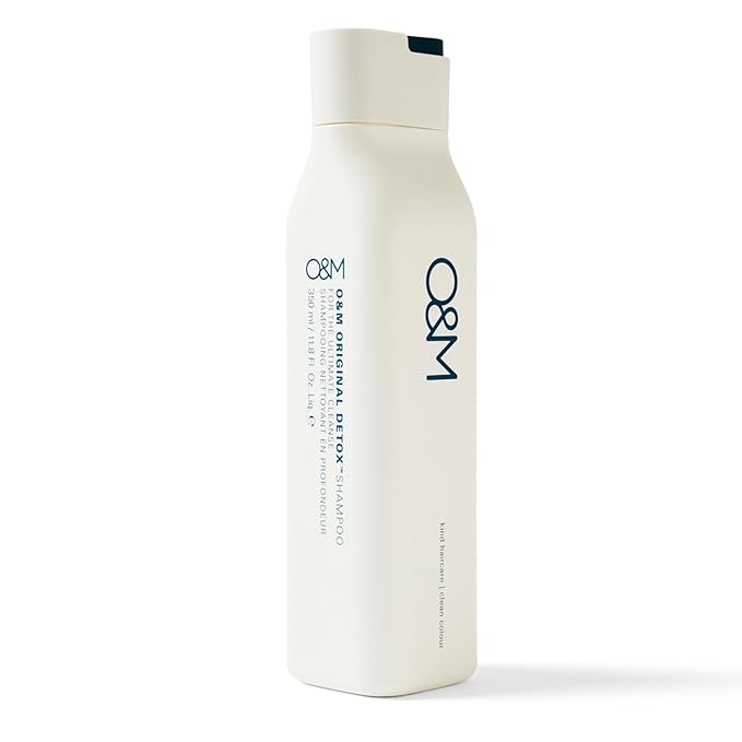 O&M Original Detox Vegan Vitamin C Shampoo, Cucumber, Peppermint Oil, Fresh Healthy Hair, Safe Daily Beauty Care, Dry Scalp Dandruff Shampoo for Women/Men, Paraben/Sulfate Free, Australian Made, 350ml