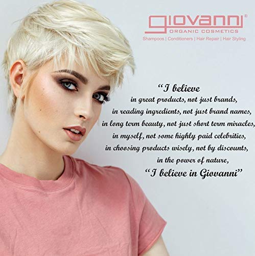 GIOVANNI 2chic Ultra-Sleek Leave-In Conditioning & Styling Elixir - Phyto-Keratin & Argan Oil, Anti-Frizz Formula, Coconut, Shea Butter, Pro-Vitamin B5, Color Safe, Paraben Free - 4 oz