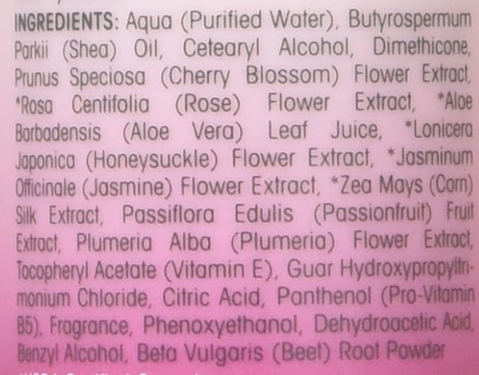 GIOVANNI 2chic Ultra-Luxurious Leave-In Conditioning & Styling Elixir - Smoothing Hair Cream for Curly & Wavy Hair, Enriched with Aloe Vera, Paraben Free, Color Safe - Cherry Blossom & Rose Petal, 4oz