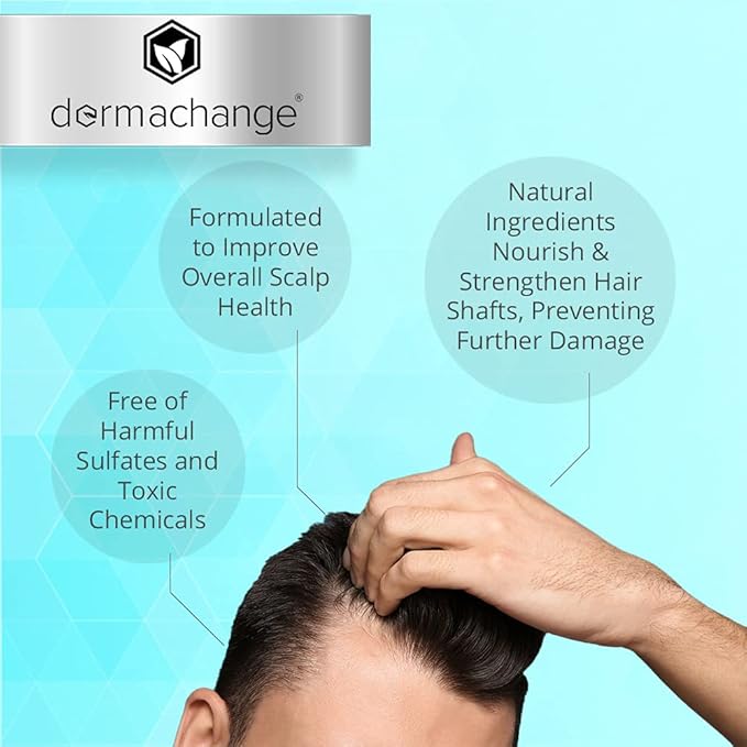 Hair Growth Shampoo for Thinning Hair and Hair Loss - Volumizing and Thickening Sulfate-Free Formula for Men and Women - Enhances Shine and Body for Color-Treated Hair with Aloe Vera (8oz)