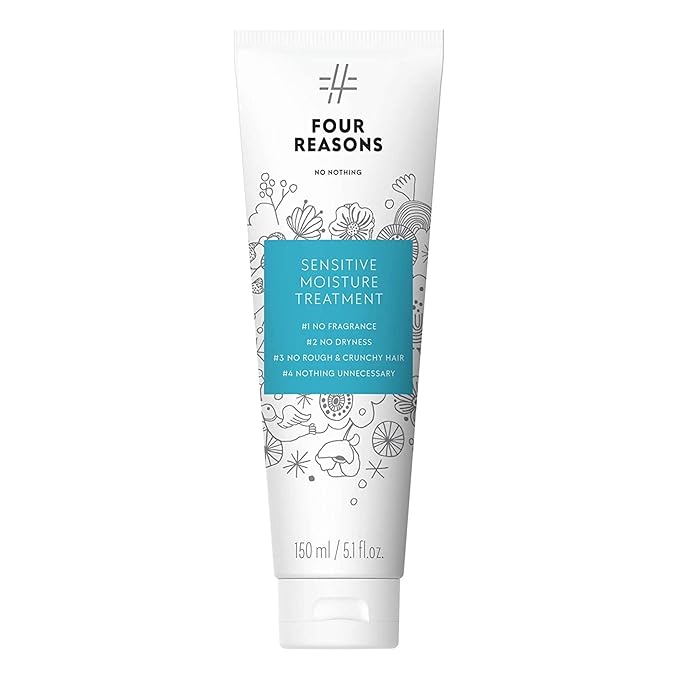 No nothing Sensitive Moisture Treatment - Perfume-free, Moisturising Intensive Treatment - For Dry and Damaged Hair | 100% Vegan | 150 ml (New Packaging)