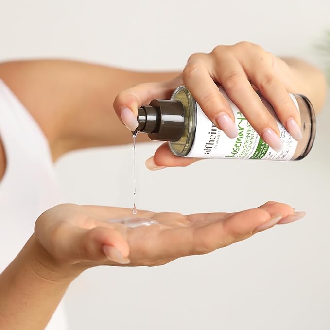 Rosemary+ Pre-Wash Hair Treatment Oil | Botanical Blend with Castor & Grape Seed Oils | Scalp Nourishment & Hair Protection | Lightweight, Non-Greasy | For Dry Scalp, Thinning Hair & Breakage | 100ml