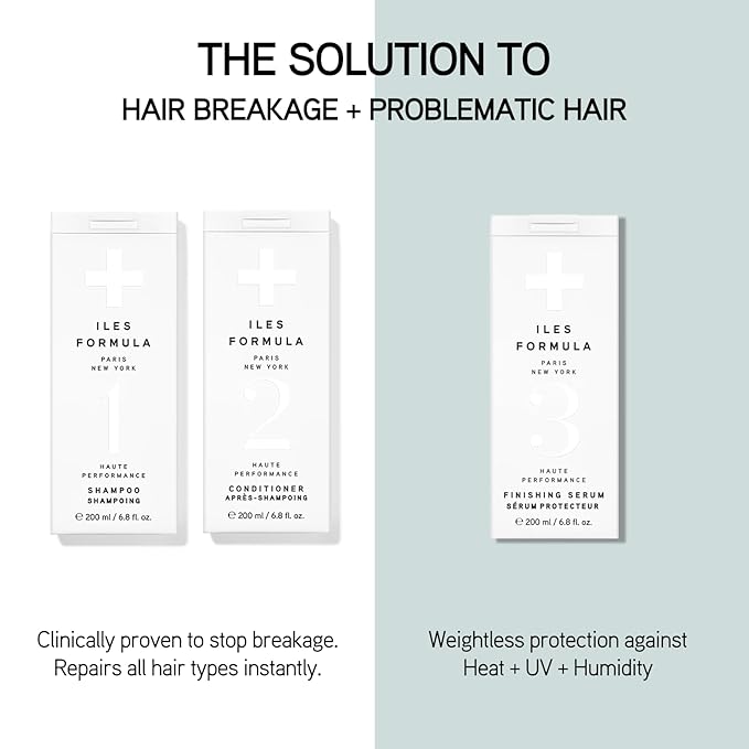 ILES FORMULA Shampoo - Sulfate, Paraben & Silicone Free - Deep Cleanse, Volumize, Detangle + Stops Breakage, Color & Extension Safe, with Macroloba Oil, Silk & Root Juices, 34 Fl Oz (1L)