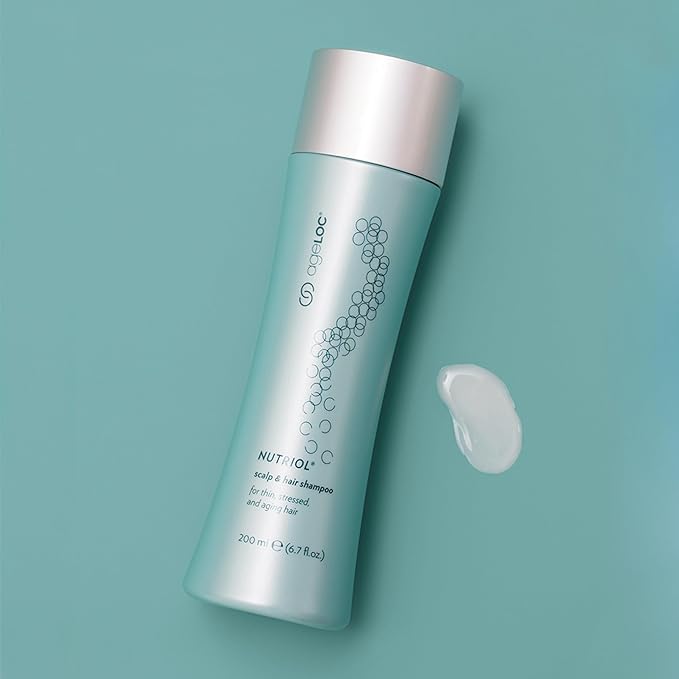 Nu Skin ageLOC Nutriol Scalp & Hair Shampoo | 6.7 fl. oz | Fuller Hair Formula with Vitamin E & Antioxidants | Nourishes Dry & Damaged Hair | Safe for Color-Treated Hair | Daily Use for All Hair Types