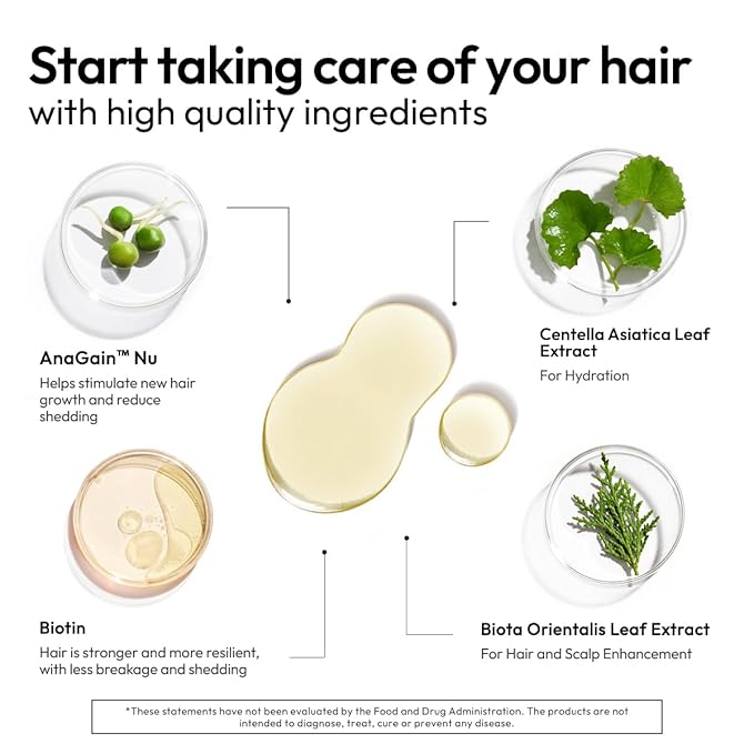 BIGVITA Scalp Serum + | Scalp Massager Applicator for Thicker, Fuller Hair | Hair Growth, Dry Scalp Relief | Biotin, AnaGain™, Centella & Natural Leaf Extracts | Soothes Itchy, Flaky Scalp