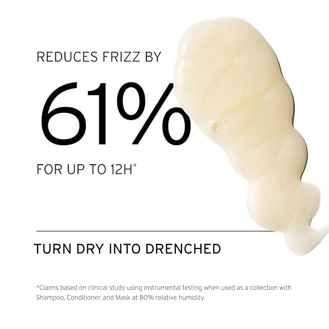 FEKKAI Shea Butter Shampoo (1 Liter) + Conditioner (1 Liter) - Improves Moisture, Softness & Shine - Reduces Frizz by 61% Up to 12H - Free of Sulfates, Parabens, Phthalates - Vegan, Cruelty-Free
