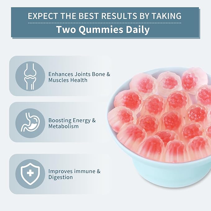 Collagen Gummies for Women Sugar Free, Hydrolyzed Collagen Peptides Gummies Type I, II, III, V, X with Biotin, Zinc Vitamins C A B D E for Skin Hair Nails, Bone