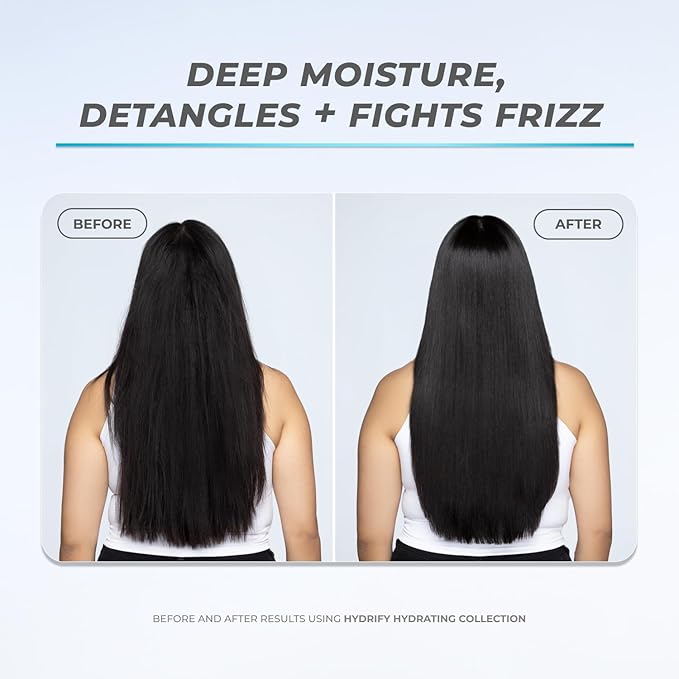 XMONDO Hair Hydrify Hydrating Leave-in Conditioning Mist | MoistureBind Technology Restores Hydration & Eliminates Frizz, Plant Based Extracts Revitalize Damaged Hair, Vegan Formula, 6.7 Fl Oz 1-Pack