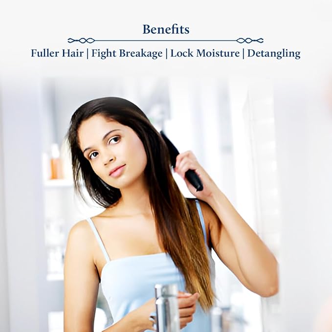 Blue Nectar Batana Leave-In Conditioner for Curly, Wavy & Frizzy Hair | Redensyl Alternate Hair Moisturizer for Men & Women | Detangle & Nourish Hair Cream for Thicker & Fuller Hair (14 Herbs, 7Oz)