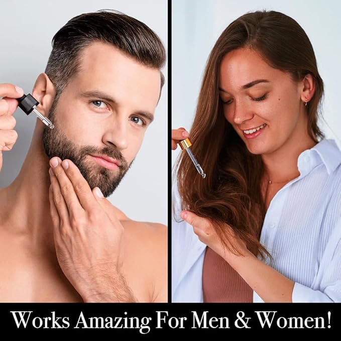 Pete & Pedro BOOST Hair & Beard Growth Serum Strengthening Oil For Men & Women - With Rosemary, Biotin & 20+ Natural Essential Oils | Shark Tank Featured, 2 oz.
