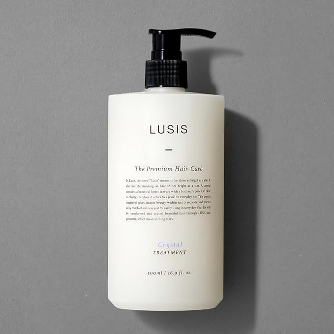 LUSIS, Crystal Hair Treatment, Conditioner, Silky and Moisture Rich Hair Clinic, Floral Scent, 500ml