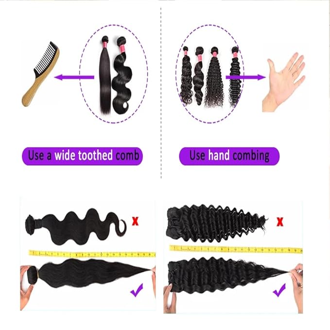 Water Wave Bundles Natural Black 10 12 14 Inch Brazilian Water Wave Bundles Human Hair Soft and Silky for Women
