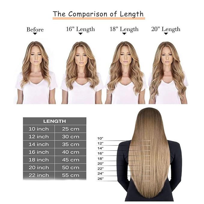 Caliee 16Inch Hair Extensions Clip in Human Hair Color 1B Natural Black Silky Straight Hair Clip in Extensions Seamless Invisible Double Weft Full Head for Woman 120G