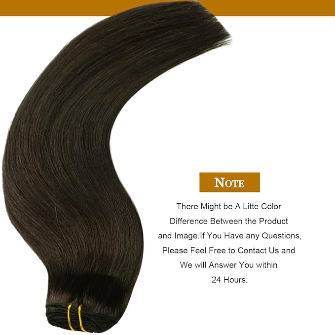 Loxxy 20 Inch Clip in Hair Extensions Human Hair Natural Black 9A Grade Brazilian Human Hair Extension Full Head Human Hair Extensions Clip in Remy Human Hair Color #1B 140g 7 pcs