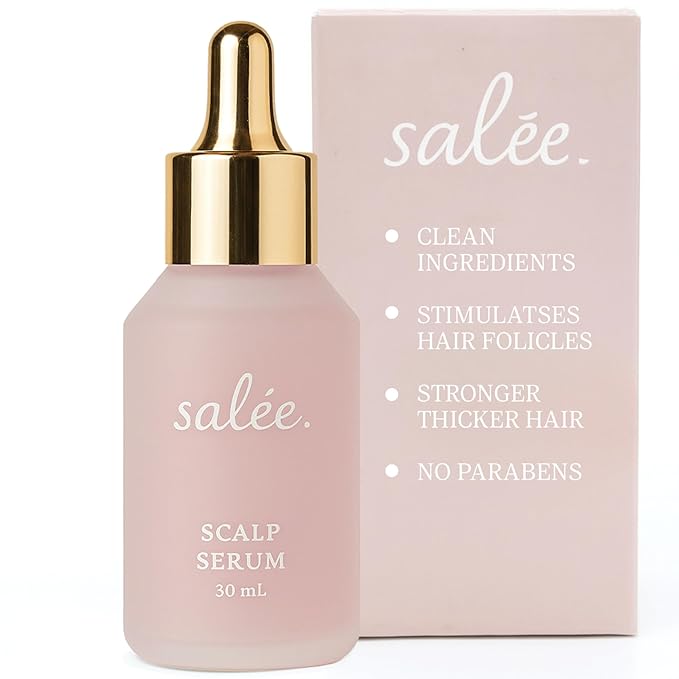 Salee- Dry Scalp Serum Nourishing & Moisture Relief | Thicker Fuller Hair, Reduce Shedding, Hydrate, Stimulate, Strengthen, Biotin, Caffeine & Hyaluronic Acid