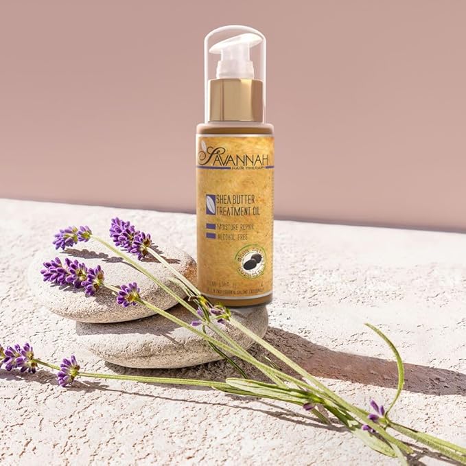 Hair Oil with Shea Butter for Frizzy, Dry & Damaged Hair, Hydrating Keratin Treatment Oil, 1.69oz/50ml