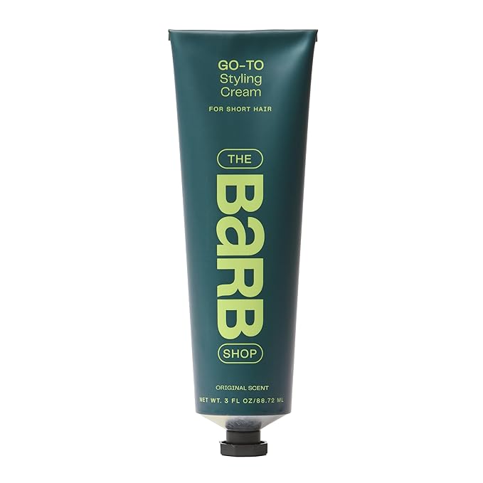 Barb Styling Cream for Women and Men - Soft Hold Hair Styling Cream for Frizz Control and Curl Definition - Lightweight, Natural Finish - Original Scent - 3 fl oz