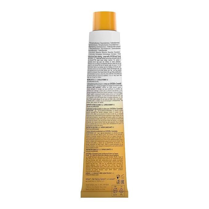 Global Keratin GK HAIR Professional Hair Color Cream Tube 3.4 Fl Oz Nourishing & Cleansing Colors for Styling High Performance Long Lasting Permanent Natural Toner Dye, Naturals - 8 Light Blonde
