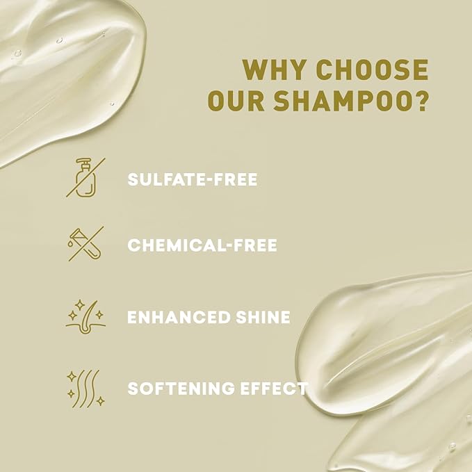 Just Nutritive Shampoo For Blonde Natural & Color-Treated Hair, Neutralize Brassy Tones, No Purple or Blue Shampoo, Paraben Free, Phthalate Free, Silicone Free, 8 oz. Bottle