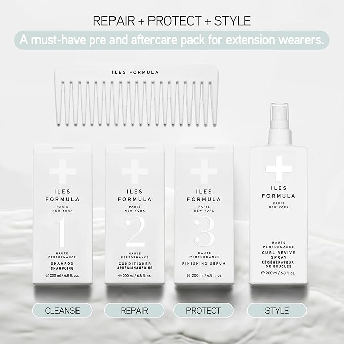 ILES FORMULA Curl Revive Spray -Leave-In Styling Serum, Defines Curls, Anti-Frizz & Anti-Humidity, Heat & Color Protection with Silk Extract, Macroloba Seed & Coconut Alkanes, 16.9 Fl Oz (500 ML)