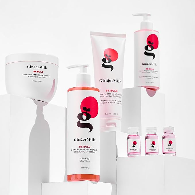 Intensive Repair Hair Mask for Dry / Damaged Hair due to Coloring, Chemical Processes, hot styling tools and dryers | BE BOLD