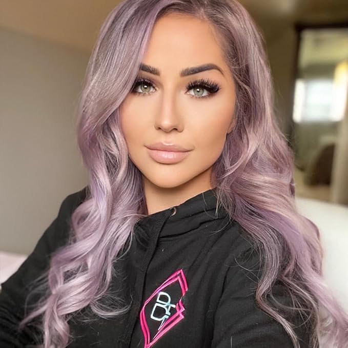 Overtone Daily Color Depositing Conditioner: 8oz Temporary Coloring Conditioner w/Shea Butter & Coconut Oil, Refresh Color & Prevent Fading, Vegan & Cruelty-Free, Pastel Purple is Lilac Lotus